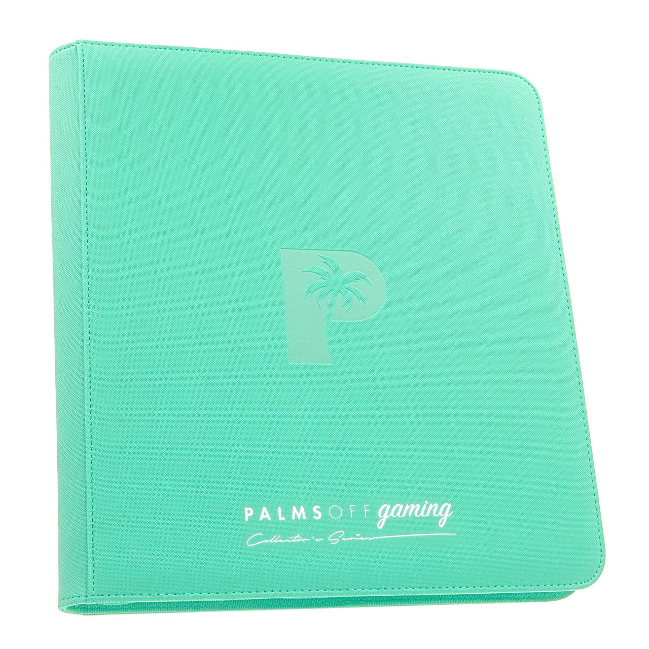 Palms Off Gaming - Collector's Series 12 Pocket Zip Trading Card Binder - Turquoise - Image 2