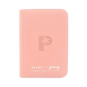Palms Off Gaming - Collector's Series 4 Pocket Zip Trading Card Binder - Pink