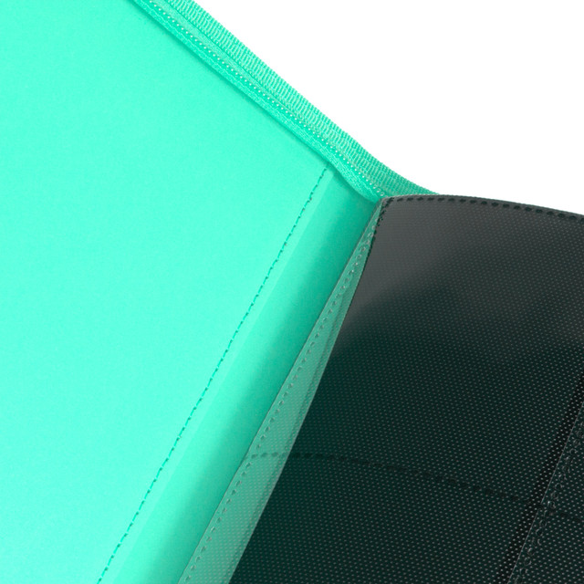 Palms Off Gaming - Collector's Series 12 Pocket Zip Trading Card Binder - Turquoise - Image 5