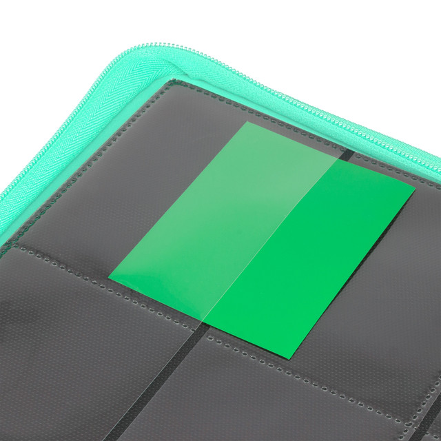 Palms Off Gaming - Collector's Series 12 Pocket Zip Trading Card Binder - Turquoise - Image 7