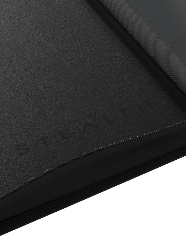 Palms Off Gaming Stealth 9 Pocket Zip Binder - Black - Image 3