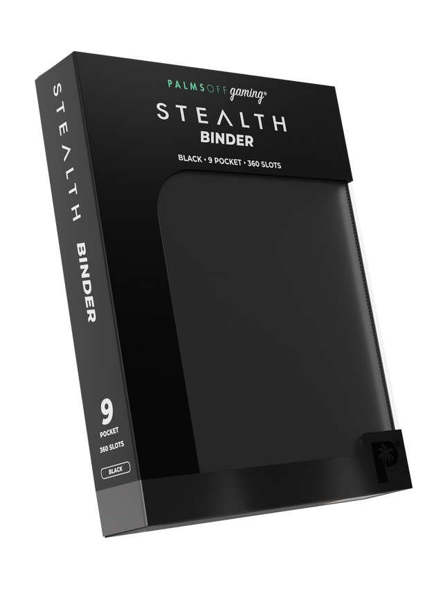 Palms Off Gaming Stealth 9 Pocket Zip Binder - Black - Image 2