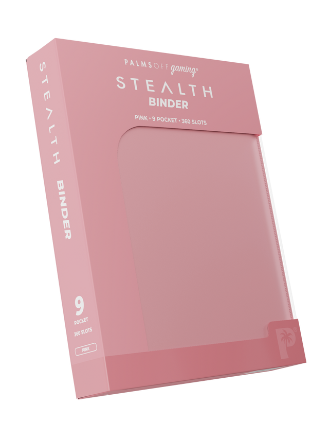 Palms Off Gaming Stealth 9 Pocket Zip Binder - Pink - Image 2