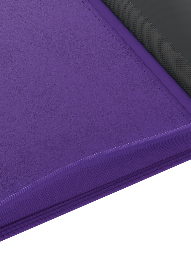 Palms Off Gaming Stealth 9 Pocket Zip Binder - Purple - Image 2
