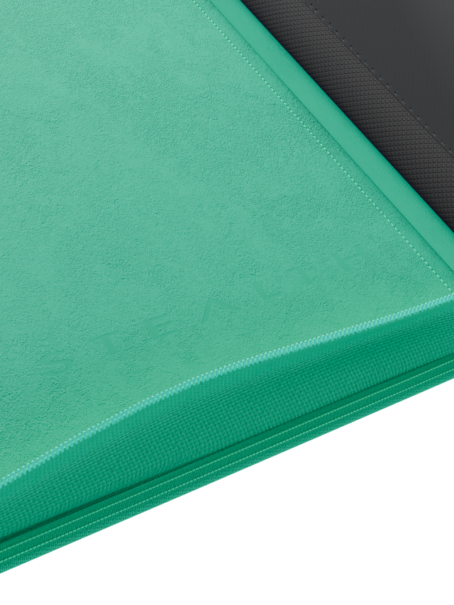 Palms Off Gaming Stealth 9 Pocket Zip Binder - Turquoise - Image 3