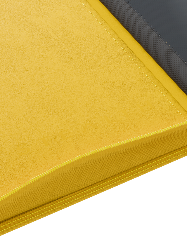 Palms Off Gaming Stealth 9 Pocket Zip Binder - Yellow - Image 2