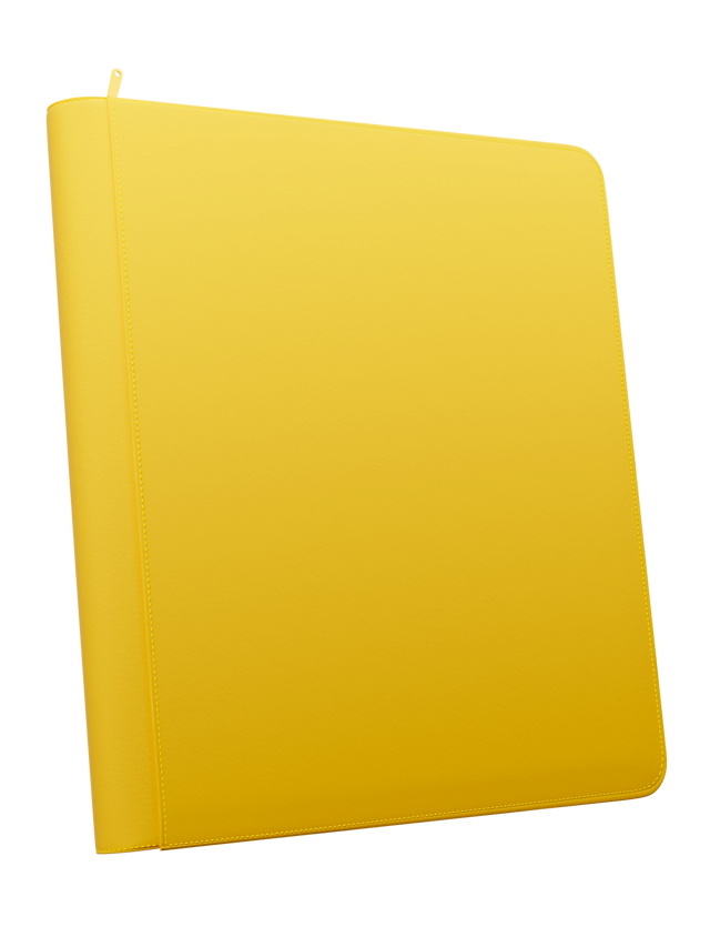 Palms Off Gaming Stealth 12 Pocket Zip Binder - Yellow