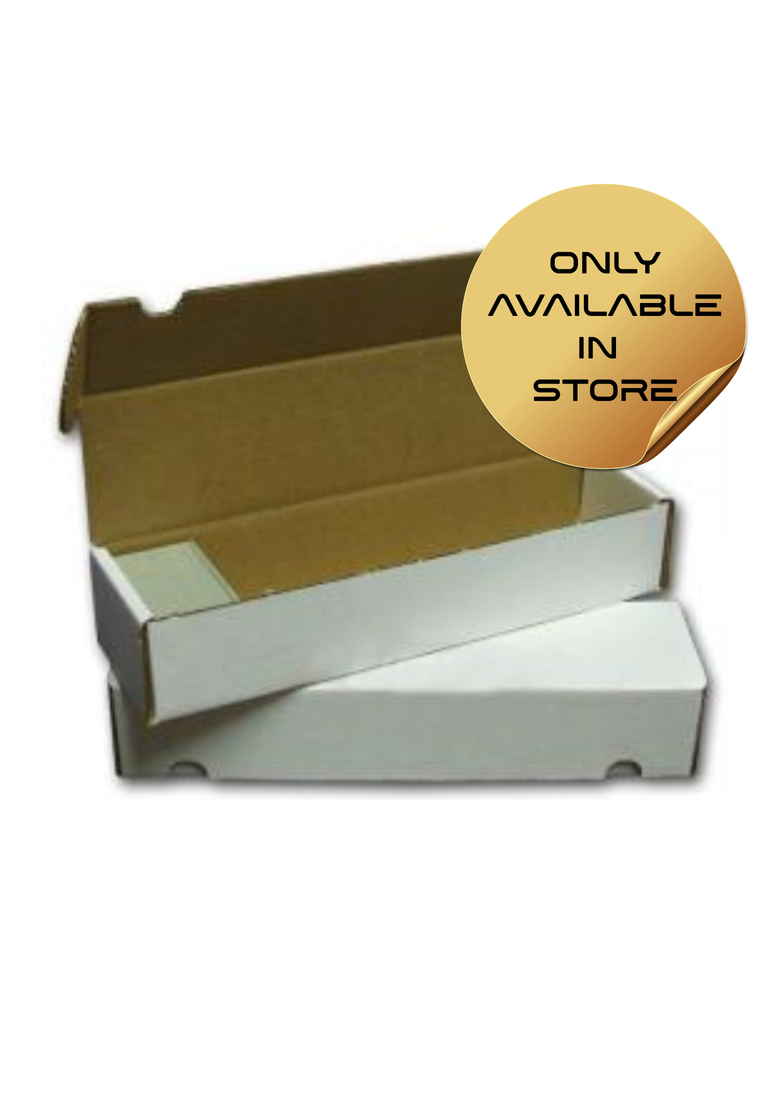 Card Storage Box - Cardboard 800ct - 1 lane