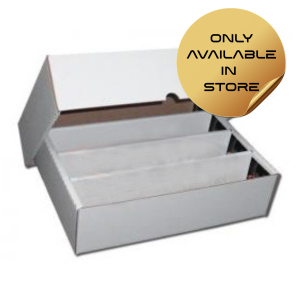 Card Storage Box - Cardboard 3200ct - 4 lanes