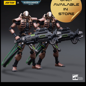 Warhammer Collectibles: 1/18 Scale Necrons Szarekhan Dynasty Immortal with Tesla Carbine Figure