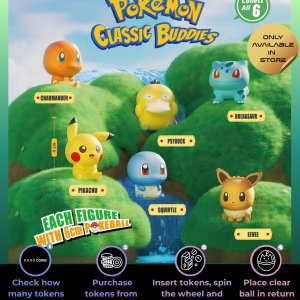 Gachapon Pokemon Classic Buddies