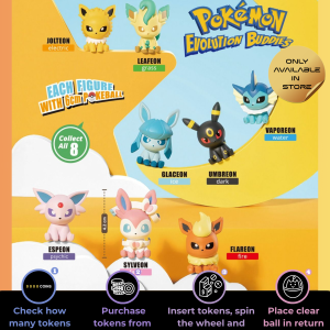 Gachapon Pokemon Evolution Buddies