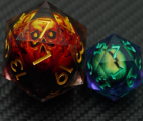 33mm D20 Chonk Fire Skull