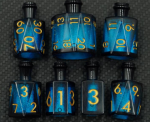 Blue Potion Bottle Dice