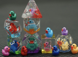Rainbow Ducks Novelty Dice