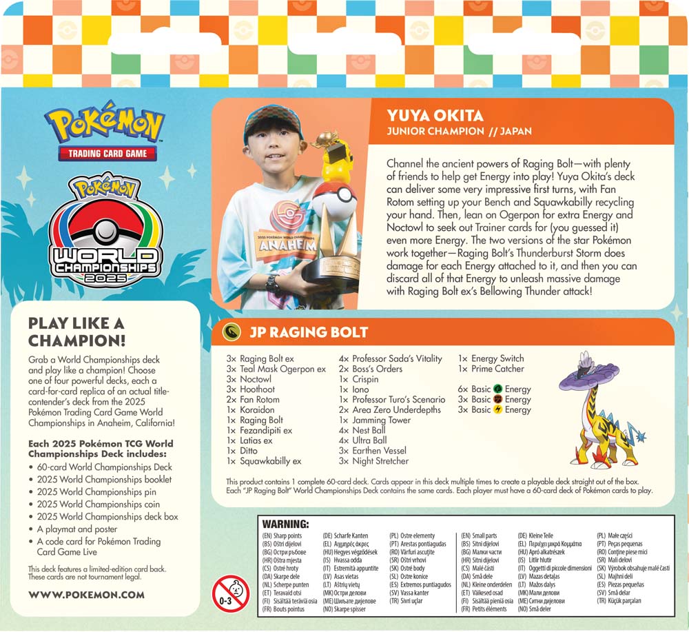 2025 Pokemon TCG World Championships Deck - Image 9