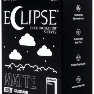 Eclipse Standard Matte Deck Protector Sleeves - Arctic White (105-Pack) - Ultra Pro Card Sleeves