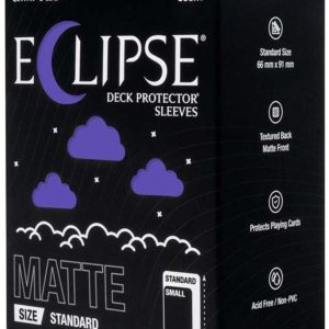 Eclipse Standard Matte Deck Protector Sleeves - Royal Purple (105-Pack) - Ultra Pro Card Sleeves
