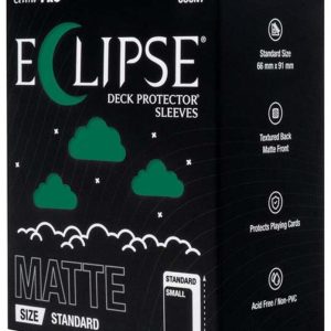 Eclipse Standard Matte Deck Protector Sleeves - Forest Green (105-Pack) - Ultra Pro Card Sleeves
