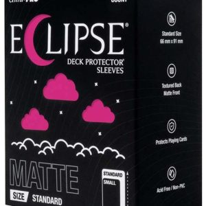Eclipse Standard Matte Deck Protector Sleeves - Hot Pink (105-Pack) - Ultra Pro Card Sleeves