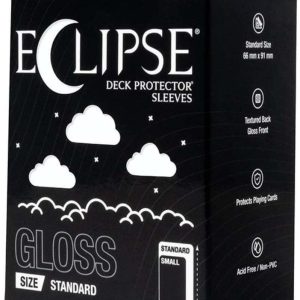 Eclipse Standard Gloss Deck Protector Sleeves - Arctic White (105-Pack) - Ultra Pro Card Sleeves
