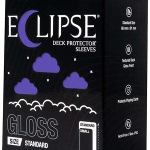 Eclipse Standard Gloss Deck Protector Sleeves - Royal Purple (105-Pack) - Ultra Pro Card Sleeves