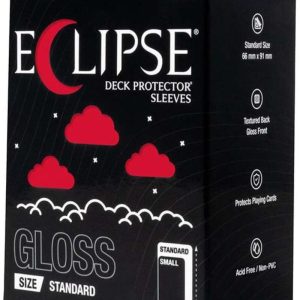 Eclipse Standard Gloss Deck Protector Sleeves - Apple Red (105-Pack) - Ultra Pro Card Sleeves
