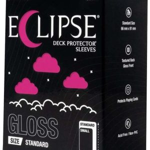 Eclipse Standard Gloss Deck Protector Sleeves - Hot Pink (105-Pack) - Ultra Pro Card Sleeves