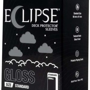 Eclipse Standard Gloss Deck Protector Sleeves - Smoke Grey (105-Pack) - Ultra Pro Card Sleeves