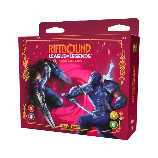 League of Legends - Riftbound Vendetta Zed vs Shen Showdown Deck