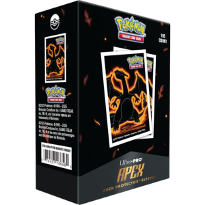 Pokemon - Neon Kanto Charizard Apex Deck Protector Sleeves (105 Count)