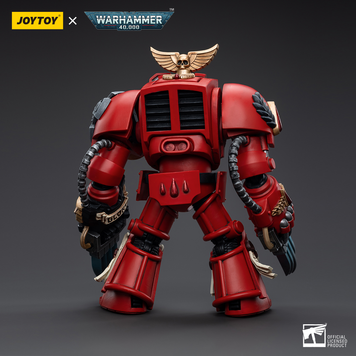 Warhammer Collectibles: 1/18 Scale Blood Angels Assault Terminators Brother Nassio - Image 3