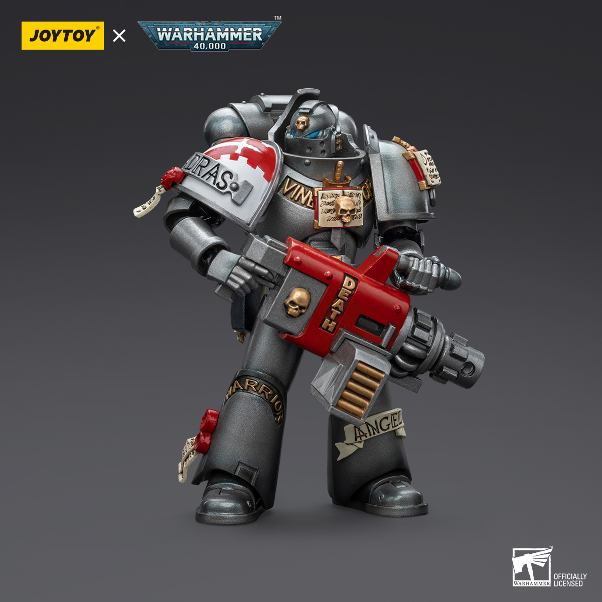 Warhammer Collectibles: 1/18 Scale Grey Knights Strike Squad Grey Knight with Psycannon - Image 2