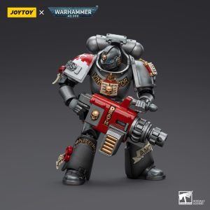 Warhammer Collectibles: 1/18 Scale Grey Knights Strike Squad Grey Knight with Psycannon